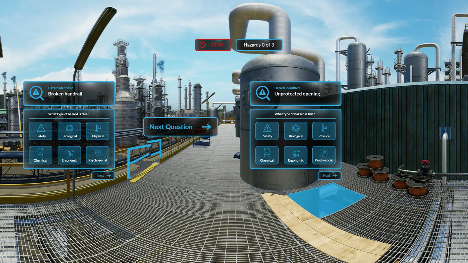 Hazard Identification assessment screenshot