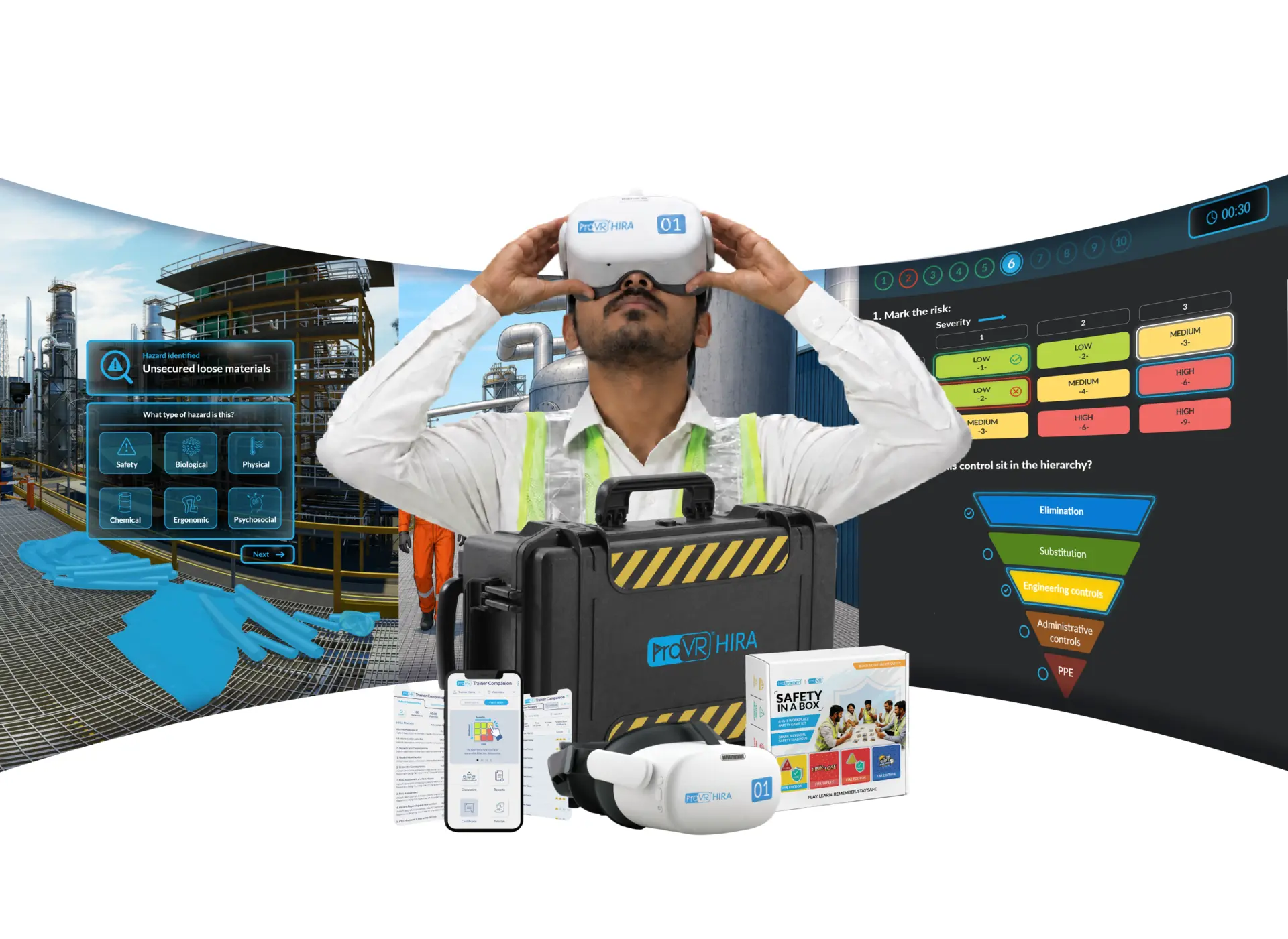 ProVR HIRA kit and workplace scenarios