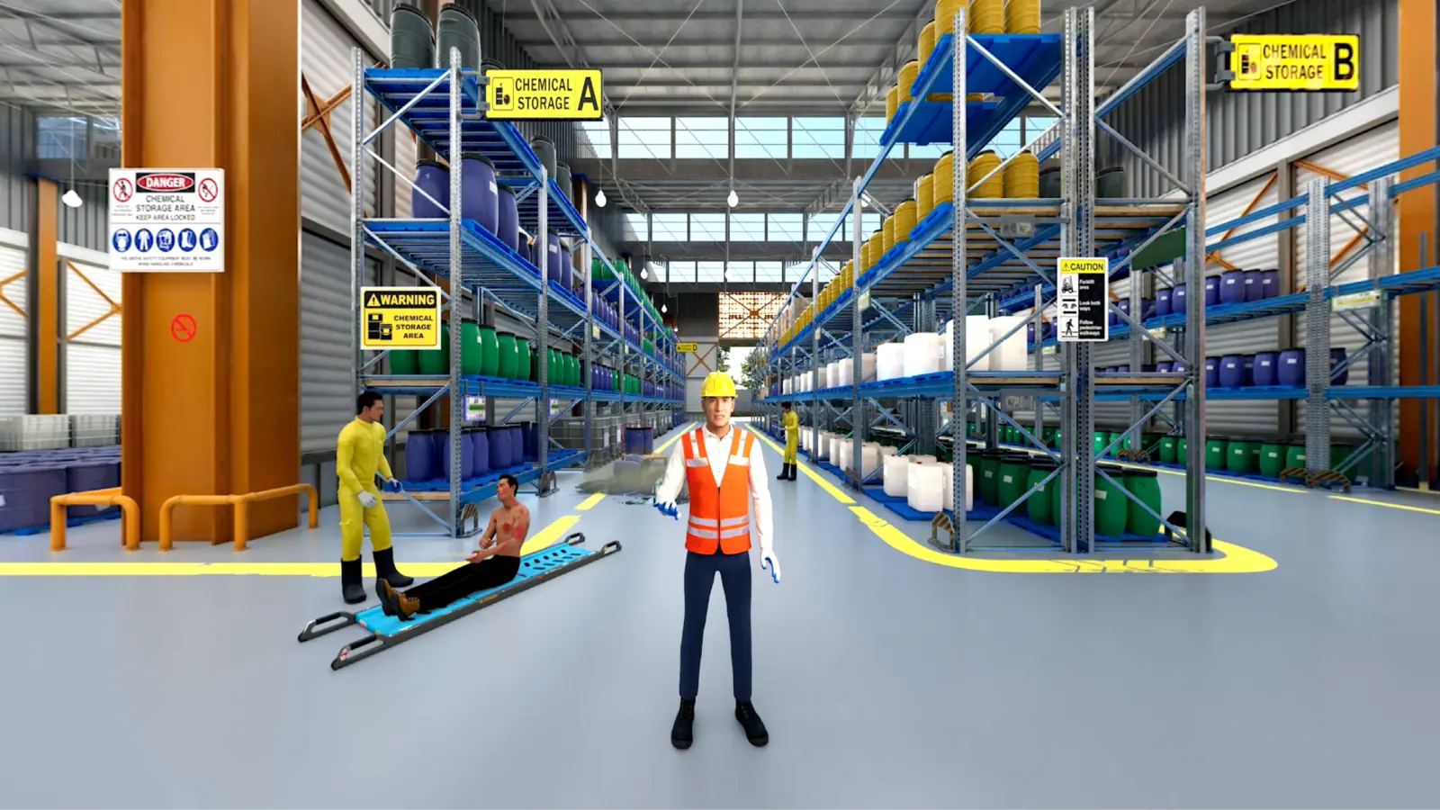 Chemical Safety Pack VR training scenario