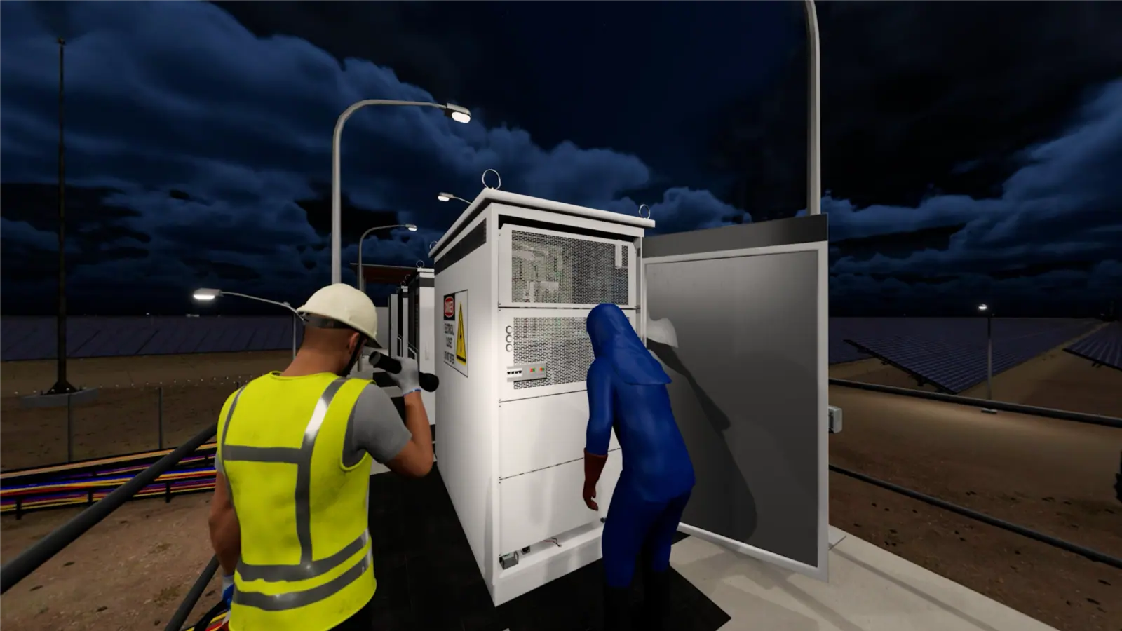 Electrical Safety VR training scenario