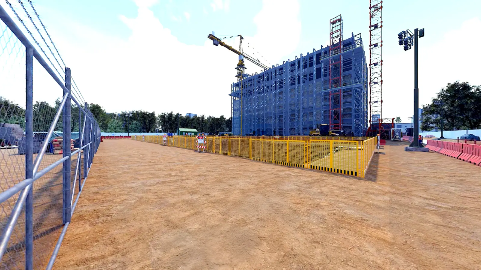 Excavation Safety VR training scenario