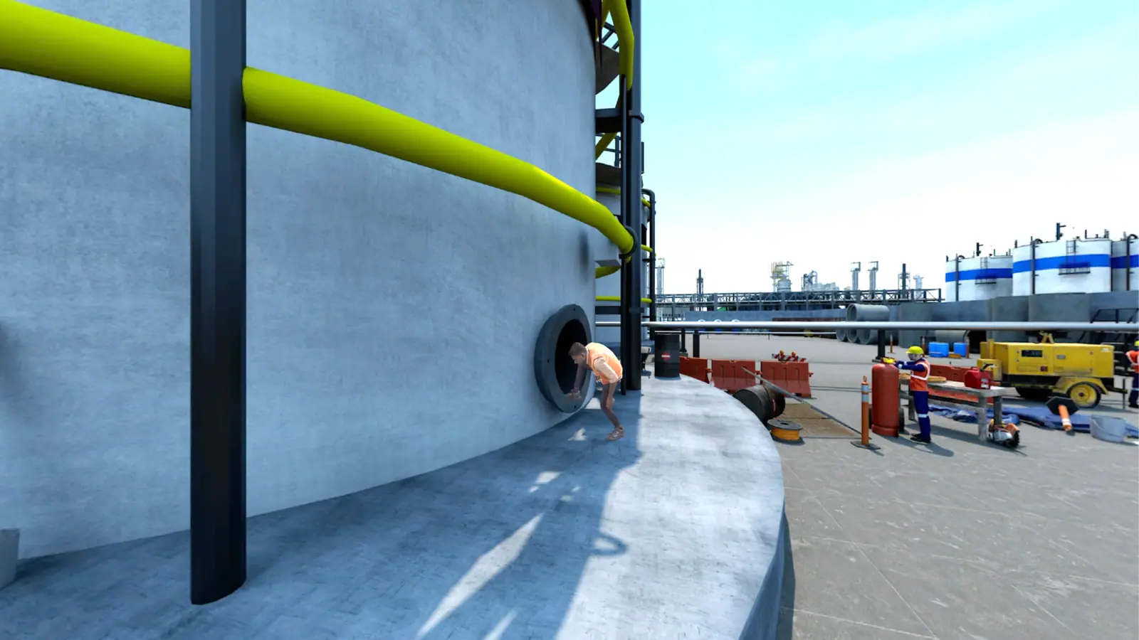 Confined Space VR training scenario